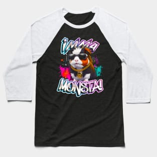 Imma Monsta! HAMSTER | Blacktee | by Asarteon Baseball T-Shirt